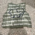 Ivory Ella green lily pad tie dye cropped tank top S Photo 11