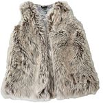 Catherine Malandrino Pink Blush Faux Fur Vest Photo 8