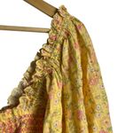 Love Shack Fancy Shaw Smocked Floral Print Mini Dress in Chateau Rose Size Small Photo 6