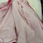 ALASKA Jacket Fleece Lined Pink Hoodie Coated Polyester Color Block Size Small Photo 7