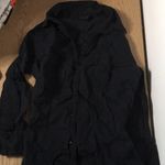 Womens Mossimo Sheer Button up Shirt 3/4” to Long Sleeve Black Size Xs Photo 2