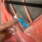 PINK - Victoria's Secret Victoria's Secret PINK Woman Size Medium Coral Pink Logo Crushed Velvet Bralette Photo 1