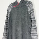 Krimson Klover Shelby Hoodie Sweater Dress Charcoal Size Medium Gray Photo 3