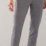 Chico's NEW So Slimming Brigitte Pompom Hem Slim Crop Size 1.5 (US Medium/10) Photo 0