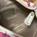 Coach  Kristin Graphic OP Art Sequin Hobo Shoulder Bag Purse 19963 Pink Signature Photo 4