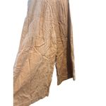 ASOS Tan Linen Blend Pleated Cropped Wide Leg Pants Casual Womens‎ Photo 9