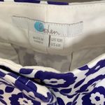 BODEN RICHMOND 7/8 FLORAL BLUE WHITE PRINT STRETCHY PANTS 6 Photo 7