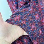 Free People  Floral Sunset Jumpsuit Romper in Red Combo Size Medium Photo 8