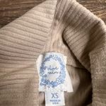 Blue Rain Ribbed Mock Neck Short Sleeve Top – Size XS Photo 1