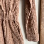 J.Crew  Zip-front cinched corduroy tan dress Photo 9