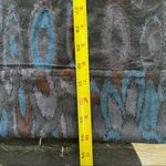 Pashmina Blue Red Waterdroplet Soft Scarf Shawl Wrap 70% Pashima 30% Silk VTG Photo 5