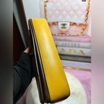 Coach  Dinky 3 way carry In Glovetanned Leather Yellow Crossbody, shoulder Bag Photo 4