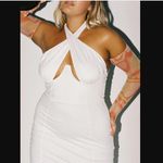 Princess Polly Feel Good White Halter Underwire Bodycon Mini Dress 0 Photo 6