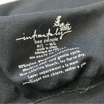 Free People Tank Top v neck seamless fitted womens Black medium large going out Photo 1