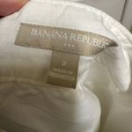 Banana Republic  White‎ Linen Pencil Skirt Size 2 Photo 3