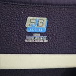 SJB Active Plum Purple fleece Sweater. Longsleeve, crewneck. Size Medium Photo 4