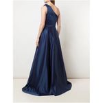 Notte Marchesa Duchess One Shoulder Flower Gown Photo 3