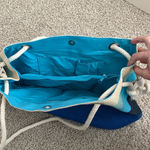 Blue Gradient Woven Bag Photo 5