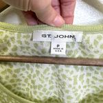 St. John Vintage  Animal Print Knit Tank‎ Green Size P Photo 2