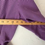 Jonathan Martin Vintage  Purple Geometric Midi Dress Long Sleeve 80s M Photo 6