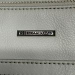 Rebecca Minkoff  Crossbody Bag Leather‎ Silver Hardware Pale Gray Small Photo 10