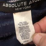 Vintage Absolute Angel Asymmetrical Dress Black White Stripes Size Large Photo 5