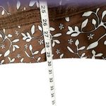 Lands' End  Tunic Top Womens 2XL Brown Cotton Popover Boho Cottage Earthy Blouse Photo 7