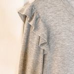 Gypsies & Moondust  Gray and Blue Ruffle Sleeve Top, EUC, Size Small Photo 3