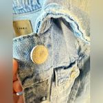 BLANK NYC  Women’s Denim Trucker Jacket Cropped Traffic JAM Jacket Large NWT Photo 9