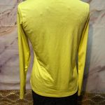 Columbia Yellow Fitted Long Sleeve Tee Photo 3
