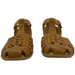 Comfortiva “Persa” Women’s Size 10N Narrow Tan Brown Leather Fisherman Sandals Photo 1
