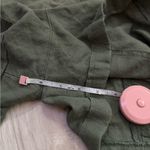 Old Navy NWT Maternity Rollover Waistband Linen Shorts in Arugula Green | Large Photo 8