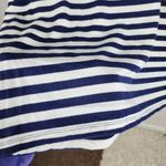 Fleur Bleue T Shirt Dress Striped Pockets M Blue Size M Photo 7