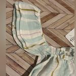 E & M NWT  Feminine Flowy Womens Size Medium Striped Tank Top Photo 2