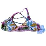 Roxy NWT Women’s Floral Bralette Bikini Swim Top UPF 50+ Quick-Dry Medium Photo 2