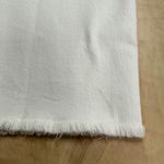 Loft  Denim Maxi Skirt in White with Front Slit Sz 8 Photo 9