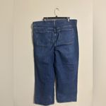 Old Navy  Extra High-Rise Sky-Hi Wide Leg Jeans Size 18 Dark Blue Denim New Photo 1