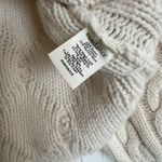 Sundance Cream Cable Knit Balloon Sleeve Sweater Photo 3