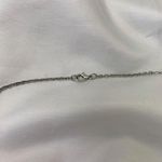 Minimalist Catholic Girl Silver Black Large Cross Pendant Necklace Photo 4