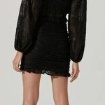 ASTR Chrisley Lace Corset Bodycon Mini Dress S Black Photo 1