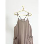 Free People Movement Hot Shot Onesie Size Small Tan Lagenlook Oversized Relaxed Photo 4