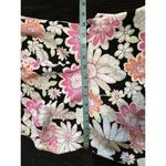 Breakin' Loose‎ Black/Pink Floral Fit Flare Midi Dress Sleeveless Size 9/10 Zip Pink Photo 7