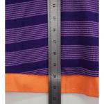 Nike  Purple Striped with Orange Hood and Trim Hoodie Photo 3