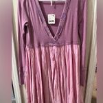 Free People mini baby doll dress. NEW Photo 3