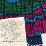 Norton Mcnaughton Vintage  Colorful Jewel Tone Paisley Skirt USA Made Size 12 Photo 4