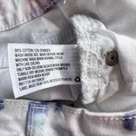 Wild Fable #68 High Rise Tye Dye Raw Hem Shorts in Purple Combo Photo 4