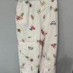 Breckenridge Vintage Beach Summer Linen Blend Cropped Pants Women’s Size Medium Photo 0
