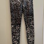 EXPRESS black sequin leggings Photo 3