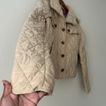 Lilly Pulitzer Beige Quilted Jacket Size XS Photo 3
