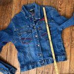 Rocawear Women’s vintage Y2K  denim embroidered jean jacket Photo 3